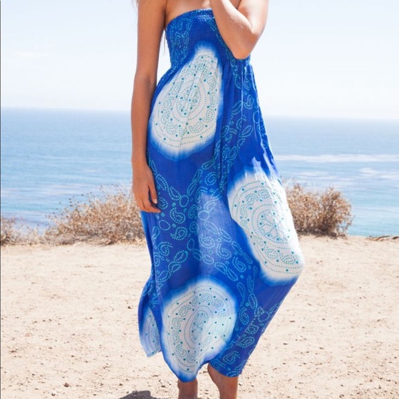 Cool Change Dresses & Skirts - Cool Change Rajasthan Strapless Maxi Dress Scuba Paradise